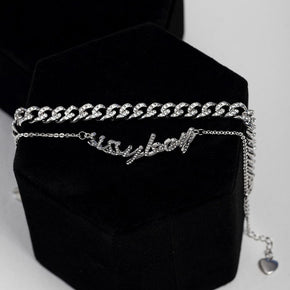 Sissy Boy Bracelet SILVER Sissy Boy Multi Pack Bracelet Silver (7180651855961)