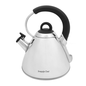 SNAPPY CHEF KETTLE Snappy Chef 2.2 litre Silver Whistling Kettle KESI002 (6543764783193)