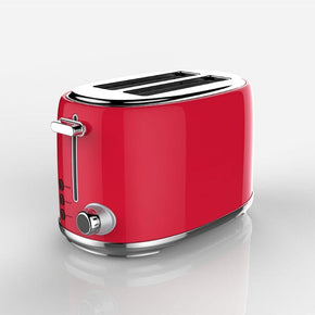 Swan TOASTER & KETTLE Swan 2 Slice Stainless Steel Red Toaster ST01R (7044738154585)