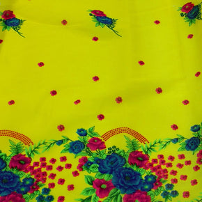 TSONGA FABRIC Dress Fabrics Yellow Printed Tsonga Fabric 112cm (6561922973785)
