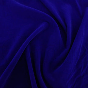velvet Dress Fabrics Triple Velvet Fabric Royal Blue 112cm (7241187852377)