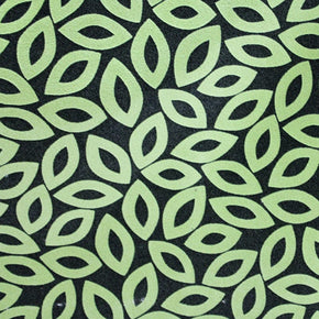velvet Upholstery Material Local Leaf Col. Green 150 cm (4772710613081)
