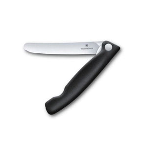 Victorinox Knife Victorinox Swiss Classic Foldable Plain Edge Paring Knife Black 11cm V6.7803.FB (7283458179161)