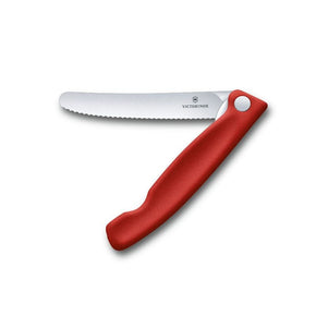 Victorinox Knife Victorinox Swiss Classic Foldable Serrated Paring Knife Red 11cm Blister V6.7831.FB (7283470565465)