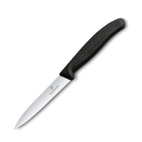 Victorinox Knife Victorinox Swiss Classic Paring Knife Serrated Black 10cm V6.7733 (7283018825817)