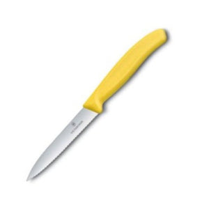 Victorinox Knife Victorinox Swiss Classic Paring Knife Serrated Yellow 10cm V6.7736.L8 (7283035373657)