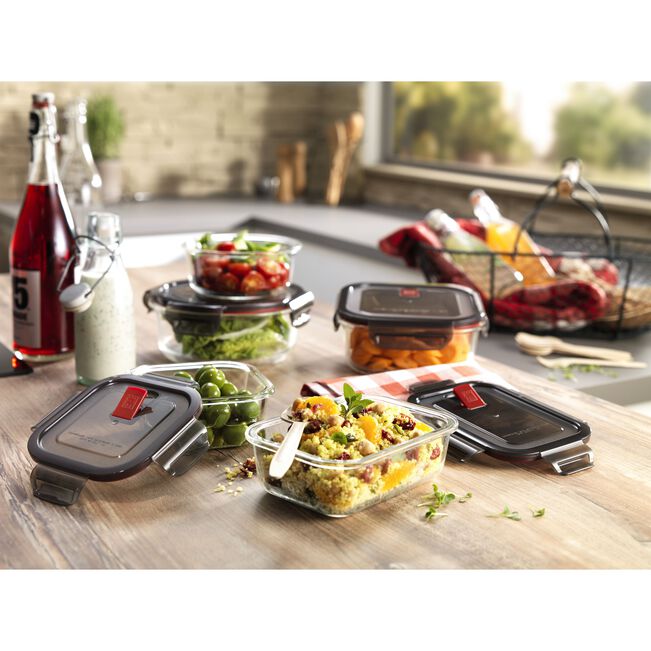 Zwilling Gusto 1.1L Borosilicate Square Glass Food Container ZW-39506-006-0
