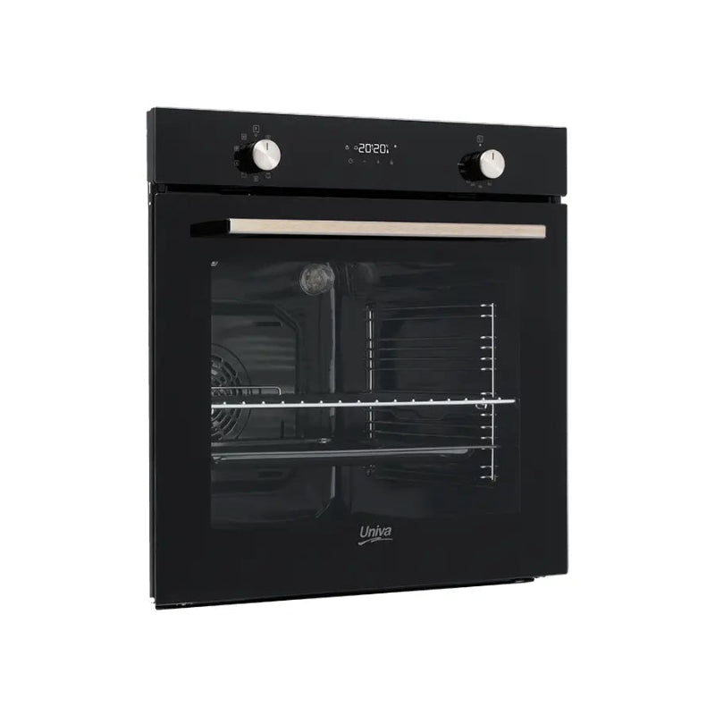 Univa 78L Black Eye Level Oven - U246BFD