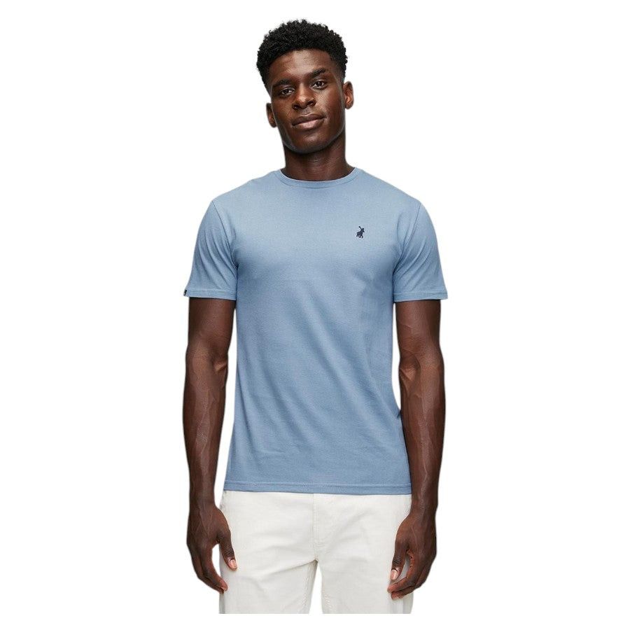 Polo Lucas Essential Crew Neck Short Sleeve Tee Blue 0070486.