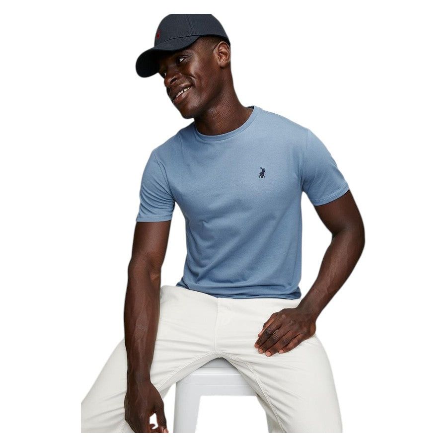 Polo Lucas Essential Crew Neck Short Sleeve Tee Blue 0070486.