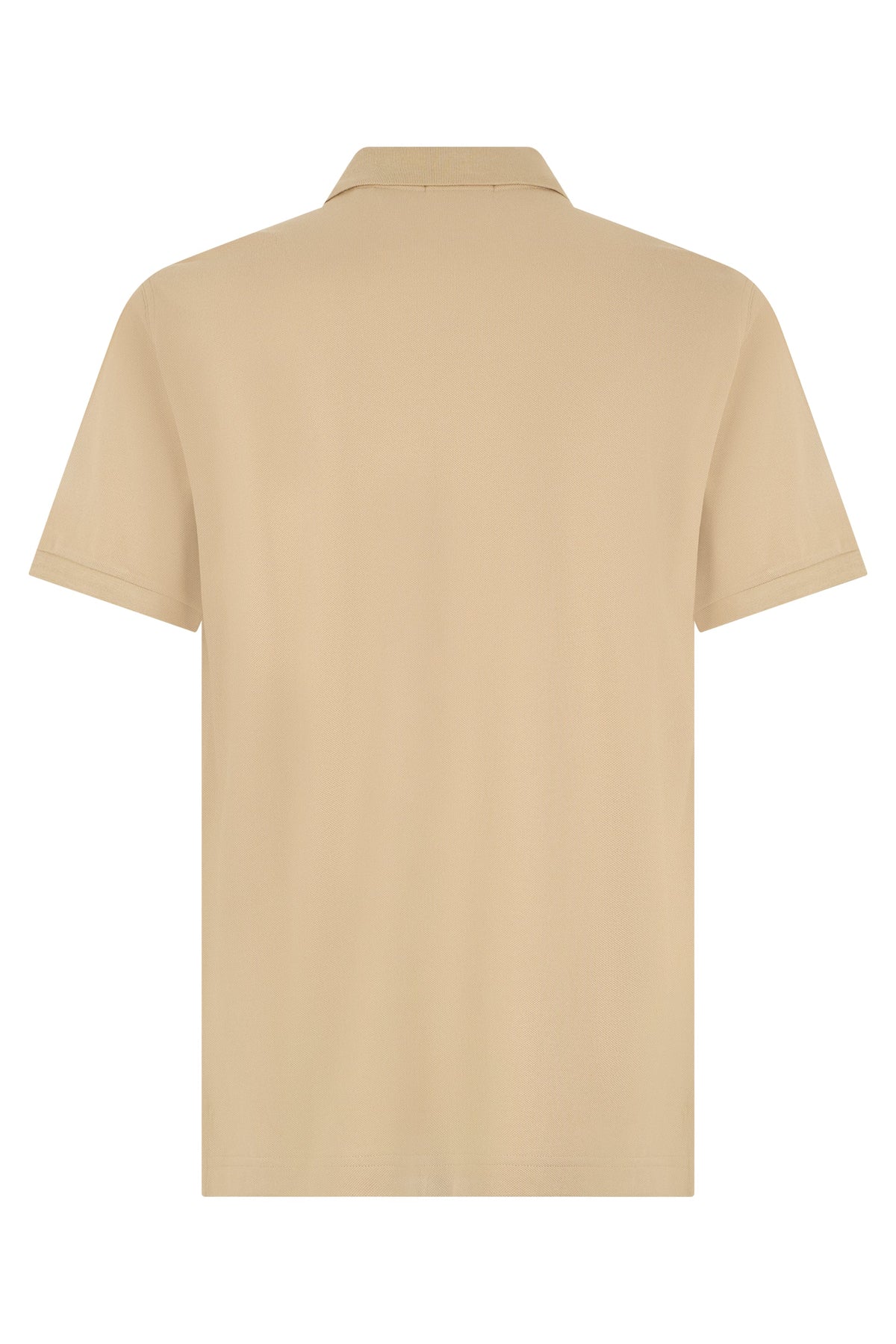Gant Men's Contrast Piqué Short Sleeve Subtle Stretch Polo Shirt-Oat Beige 355891.