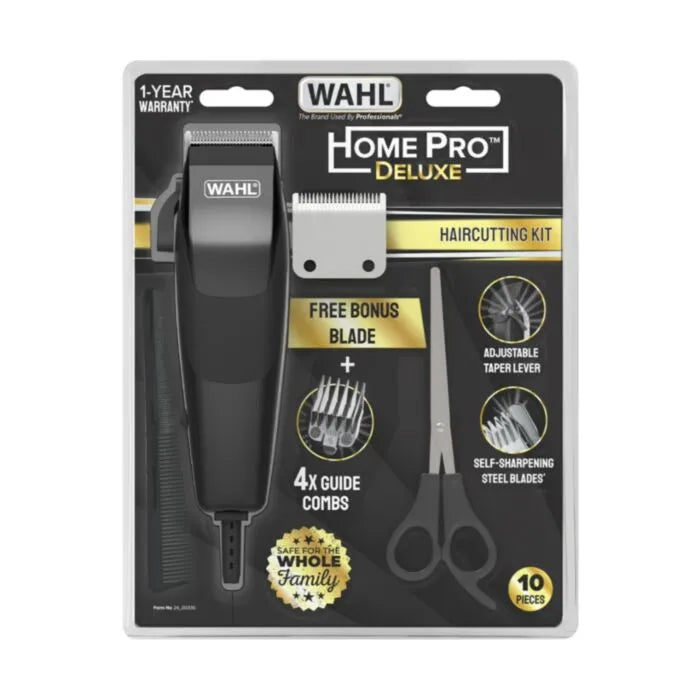 Wahl Home Pro Deluxe 10 Piece Hair Clipper Kit 9314-3016.