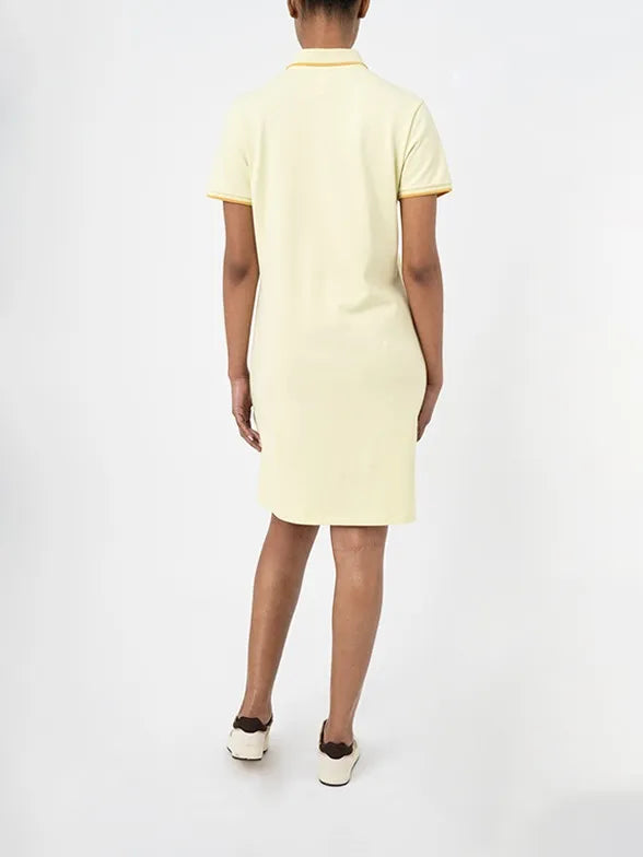 Polo Leah Short Sleeve Golfer Dress Soft Yellow