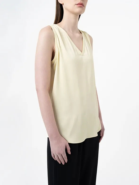 Polo Womens Isla Sleeveless V-Neck Blouse
