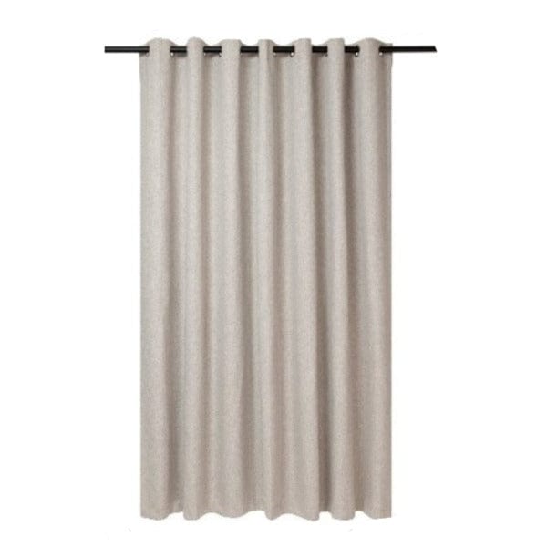 KUBU TAPED CURTAIN Kubu Jacquard Blockout Eyelet Curtain Ready To Hang Natural (7475920961625)