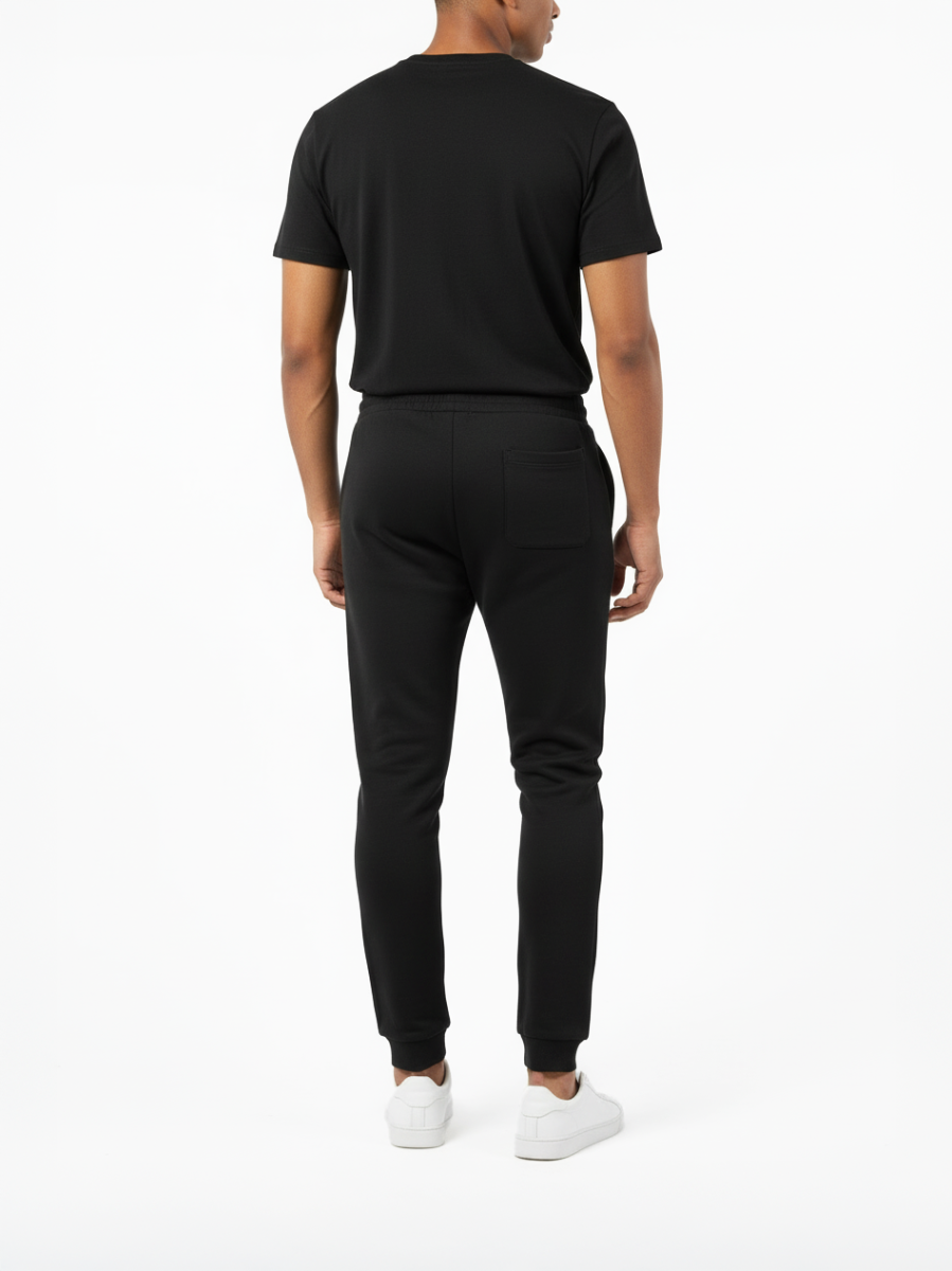 Polo Men's Jogger Black Essential Fleece 0070792.