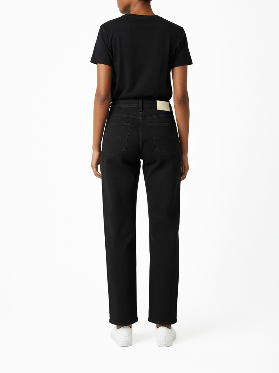 Polo Womens Taylor Straight Leg Jean Black Wash  0072165