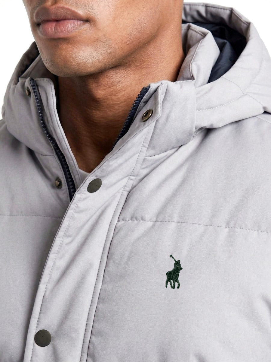 Polo Mens Ombre Puffer Long Sleeve Jacket Blue 0072591