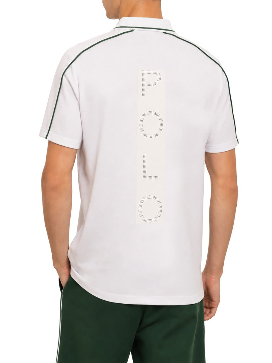 Polo Mens Sport Umani Short Sleeve Golfer-White 0079257