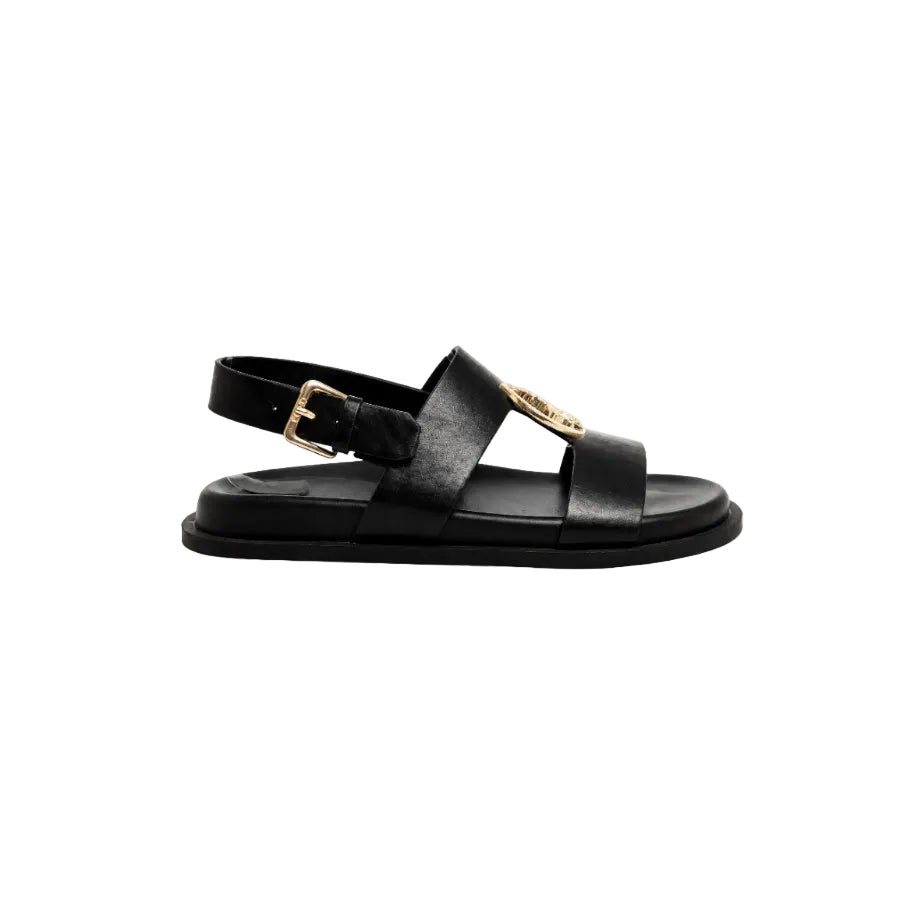 Polo Womens Moulded Trim Sandals-Black 0080206.