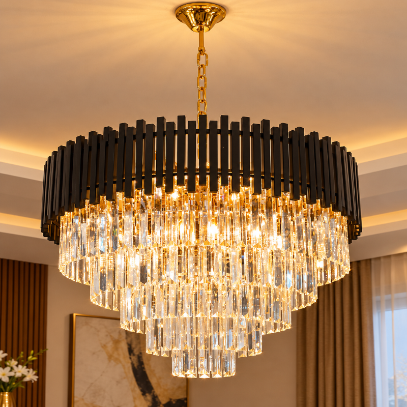 Chandelier A19/800X300 GD (07820).