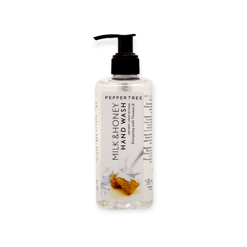 Pepper Tree SOAP DISH Pepper Tree Body Essentials Milk & Honey Hand Wash 300ml (7474127143001)