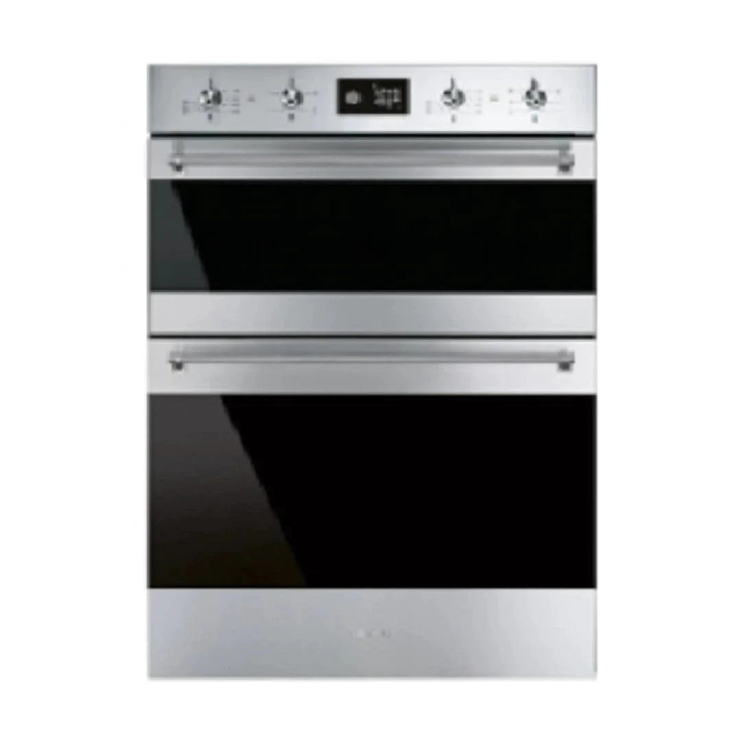 smeg Oven Smeg 60cm Stainless Steel Double Electric Classic Oven DOSF6390 (7212125126745)