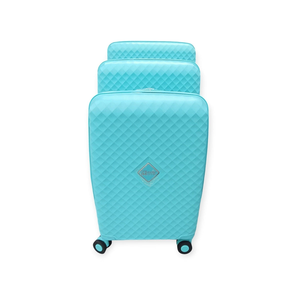 Travelmate Suitcase Travelmate 3 Piece Luggage Set L-346 Cyan (7805184737369)