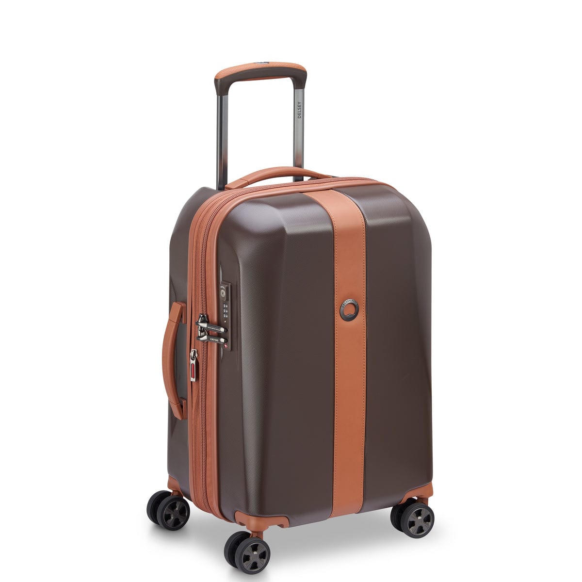 Delsey Luggage Delsey Promenade Trolley Suitcase 2.0 55Cm Chocolate (7222270754905)