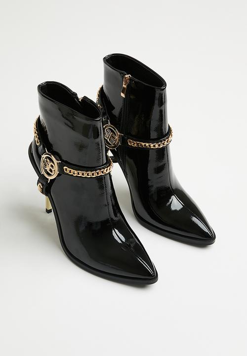 Sissy Boy Ladies Boots SissyBoy Ladies Patent Stilleto Boot Black (7289996804185)