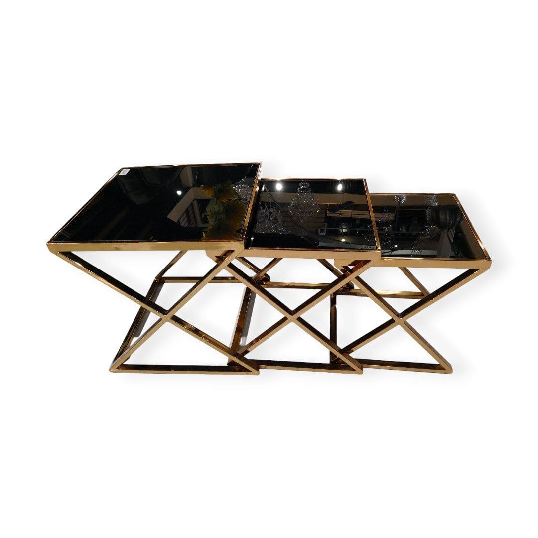 Hertex Coffee Tables 3 pc Alessandra Nesting Table Square (7490160984153)