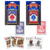 Bicycle Blister Pack Playing Cards 1 Pack Red & Blue Mixed Case 15038