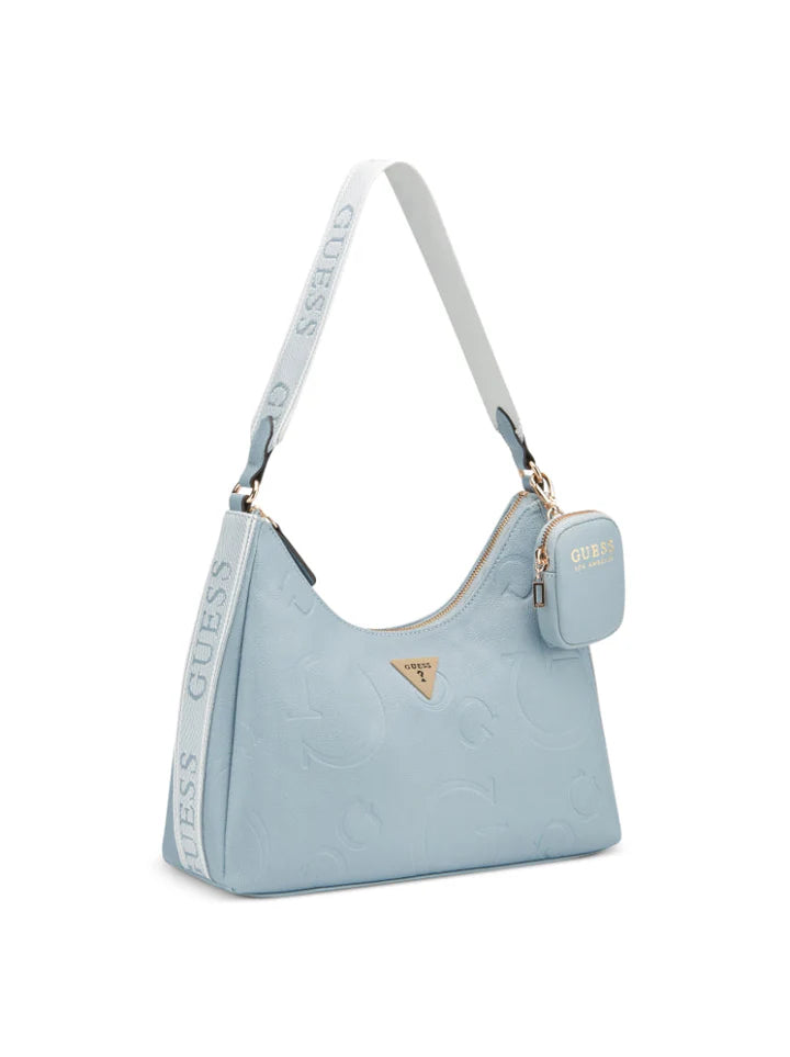 Guess Emerie Shoulder Bag Pale Denim (8025750995033)