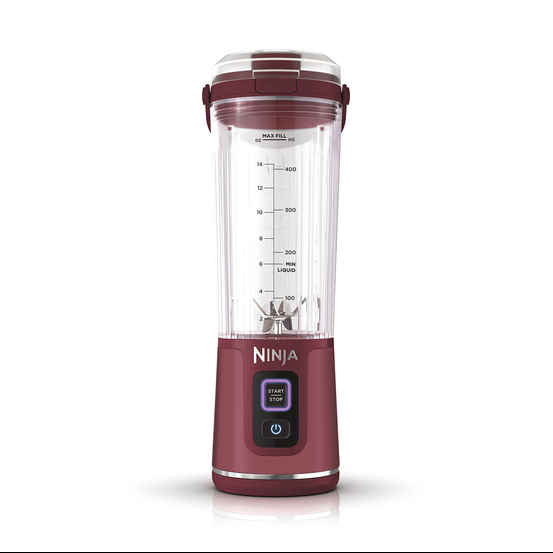 Ninja Blast Cordless Portable Blender 100W Cranberry BC151EUCR
