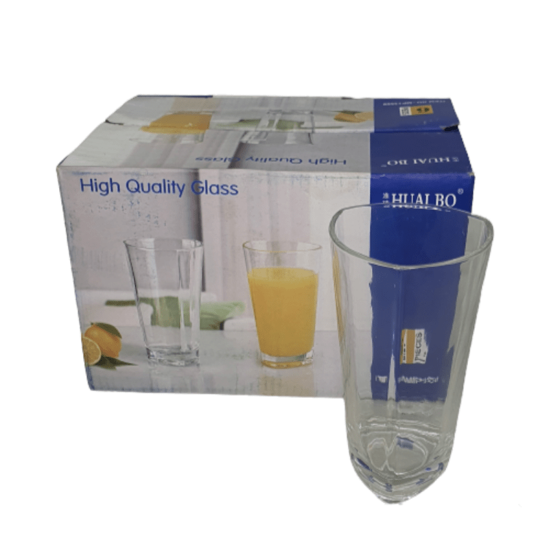 Homeware GLASS Tumbler 6 Piece Tricon G399 (7251443712089)