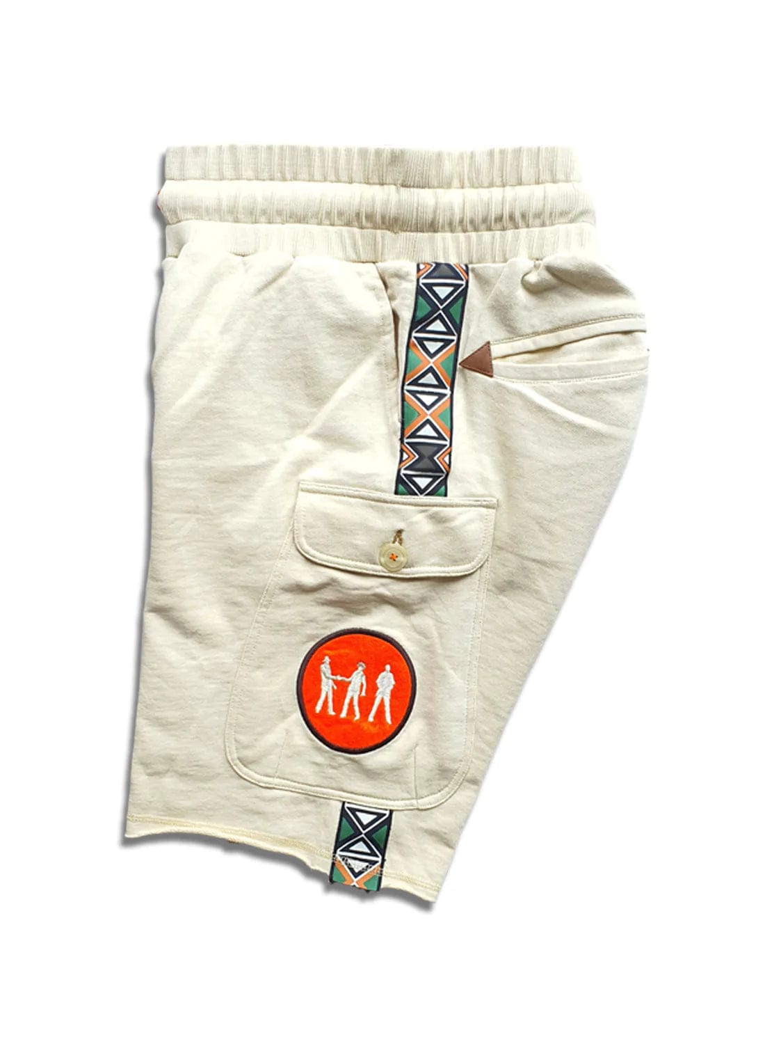 Magents shorts Magents Bhunxa Pat Stripe Shorts Cream (7196571369561)