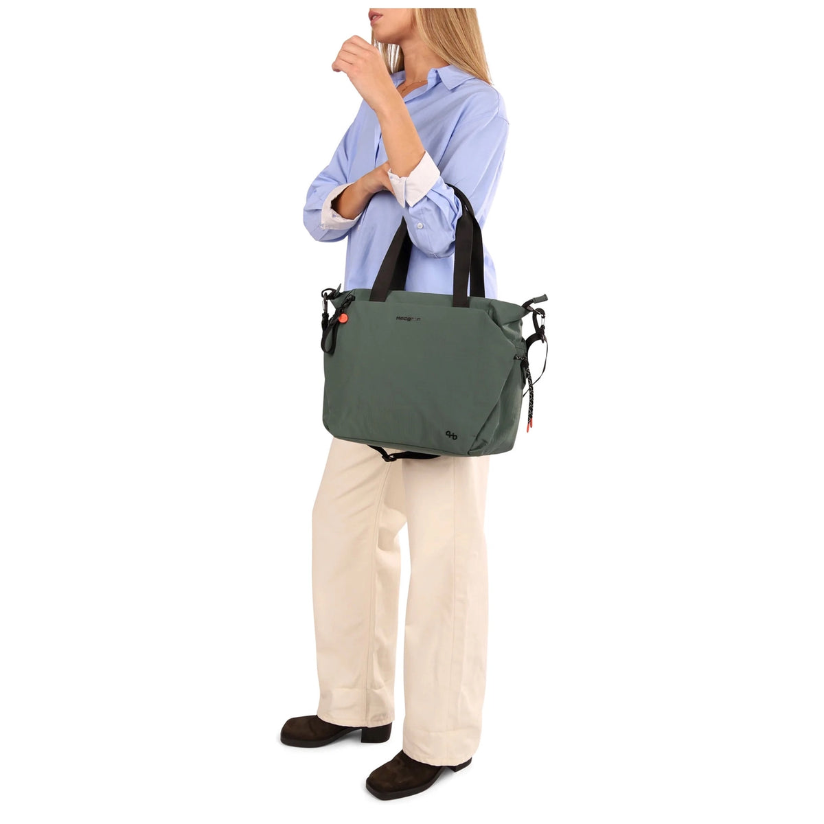 Hedgren String Satoshi Tote/Shoulder Bag-Vulcan Blue HSTG06/915-15