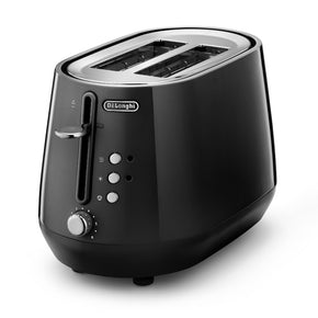Delonghi Eclettica 2 Slice Toasters Bold Black CTY2103.BK