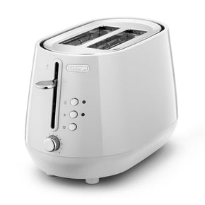Delonghi Eclettica 2 Slice Toasters Whimsical White CTY2103.W