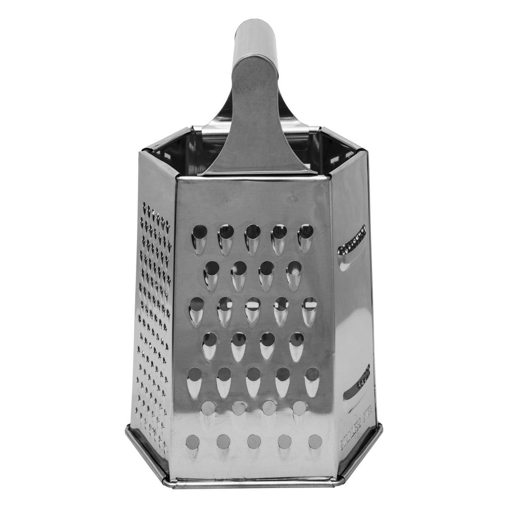 Regent Kitchen Grater 6-sided Stainless Steel, 195mm 21136.