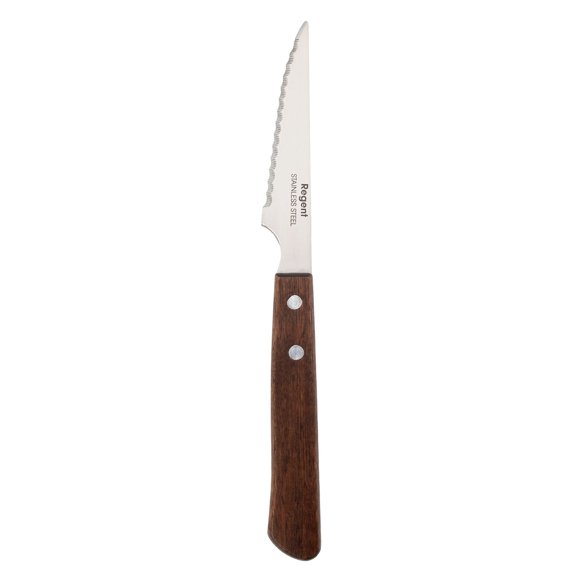 Regent Kitchen Steak Knives With Wooden Handles 4 Piece, 222mm Newon 21200