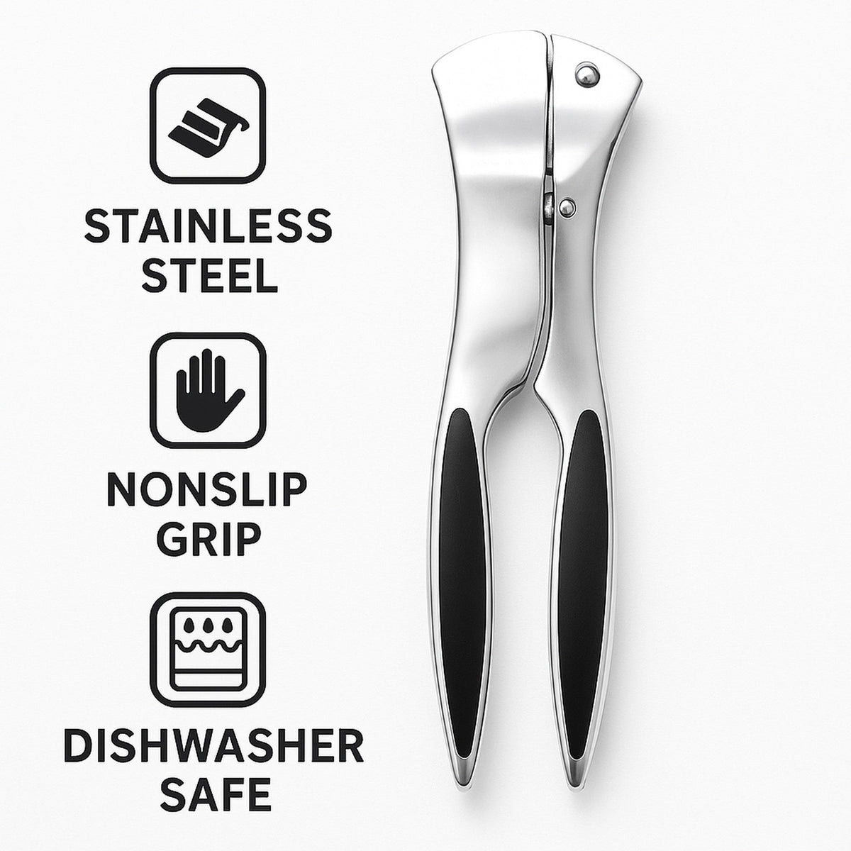 Regent Kitchen Deluxe Garlic Press, 170mm 21224