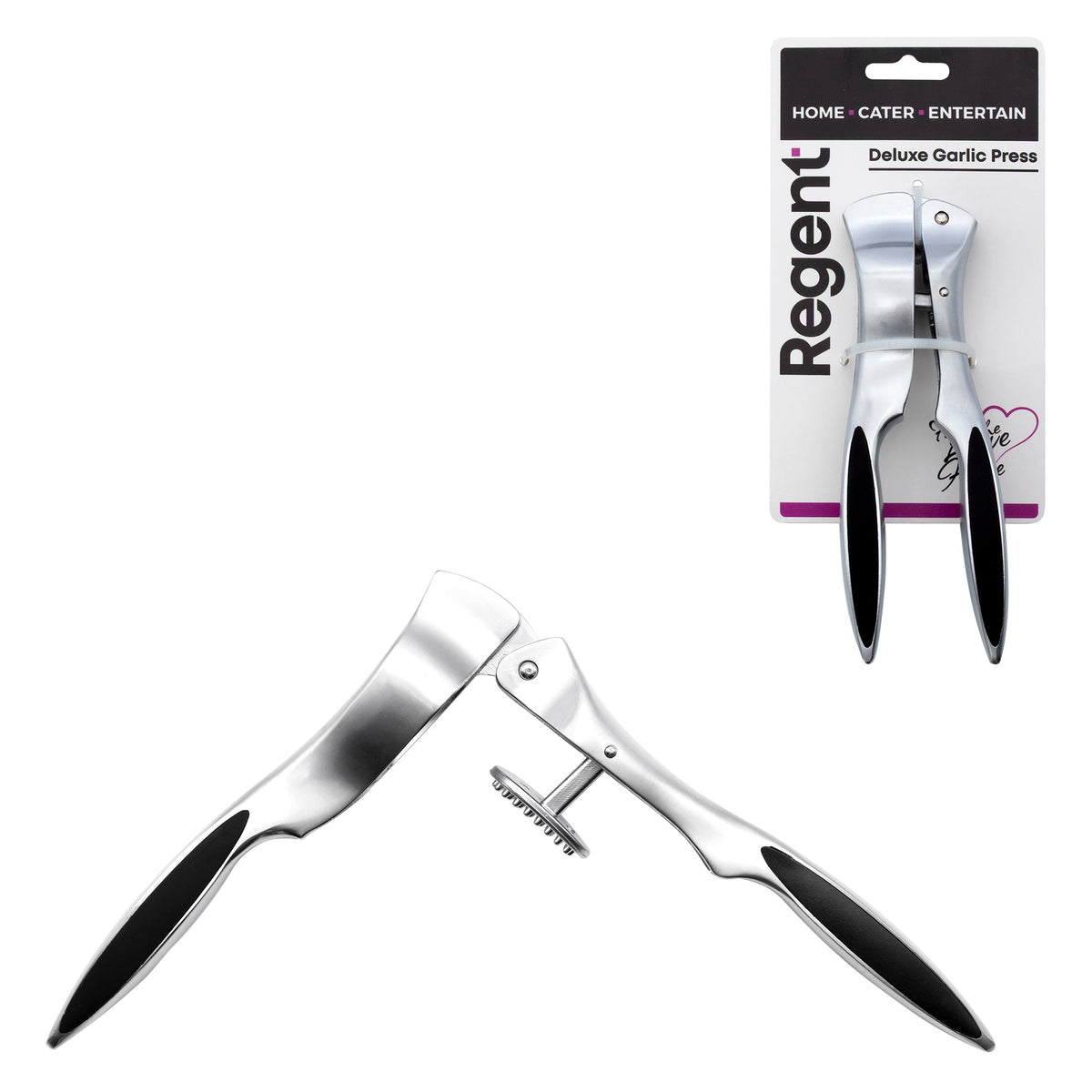 Regent Kitchen Deluxe Garlic Press, 170mm 21224