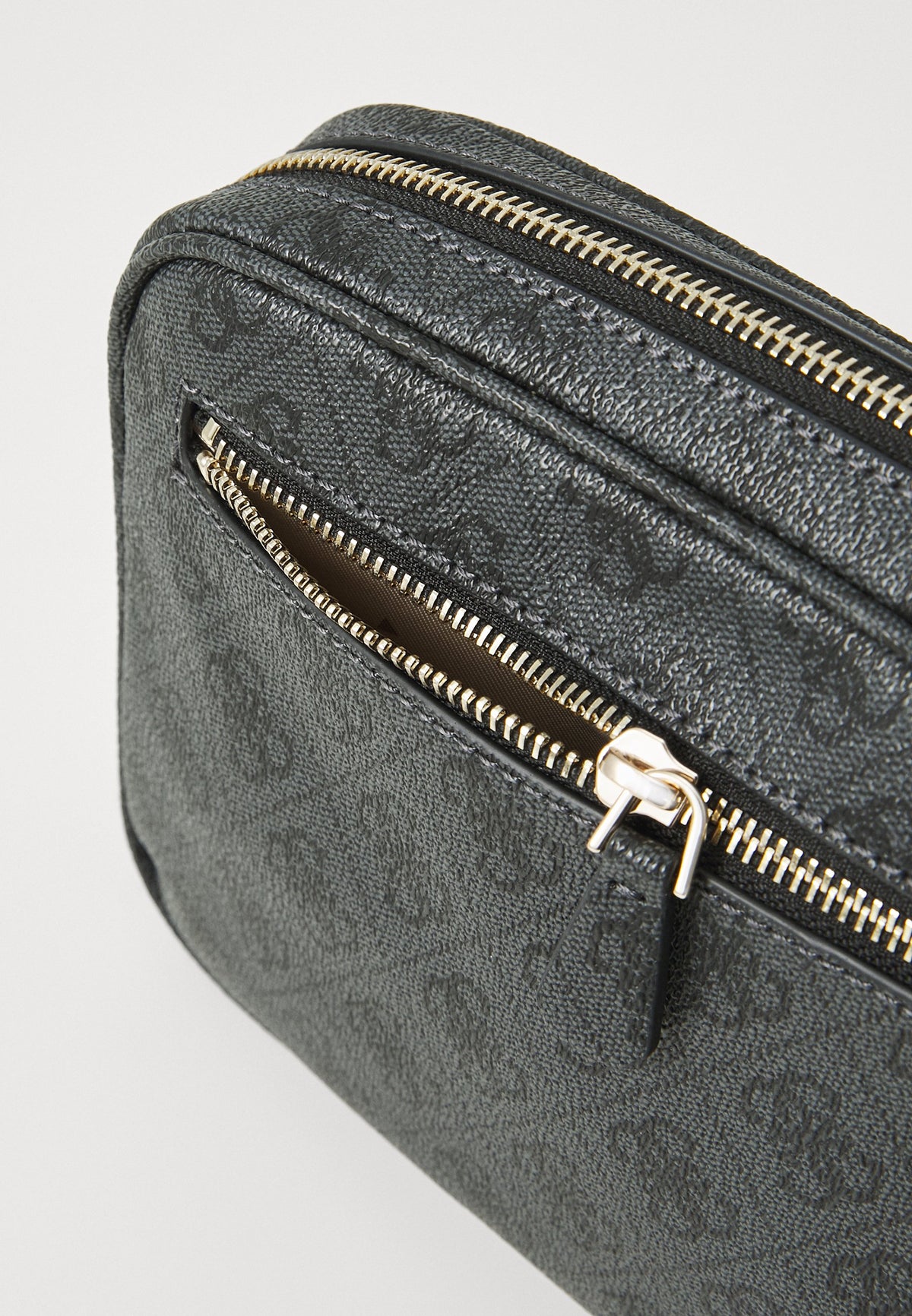 Guess Meridian 11 Camera Bag Crossbody Coal OS697414.