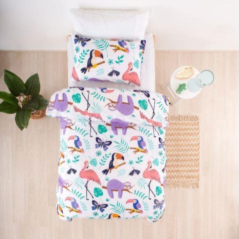 Linen House Duvet Cover Single Linen House Multi Tropica Duvet Cover Set (2144668745817)