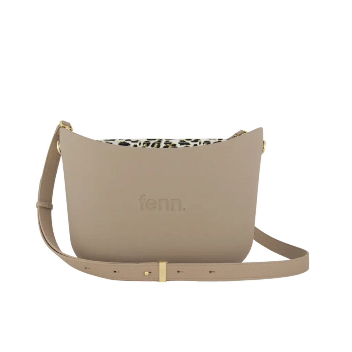 Fenn Original Everyday Messenger Bag With Adjustable Faux Leather Strap-Stone 024-015