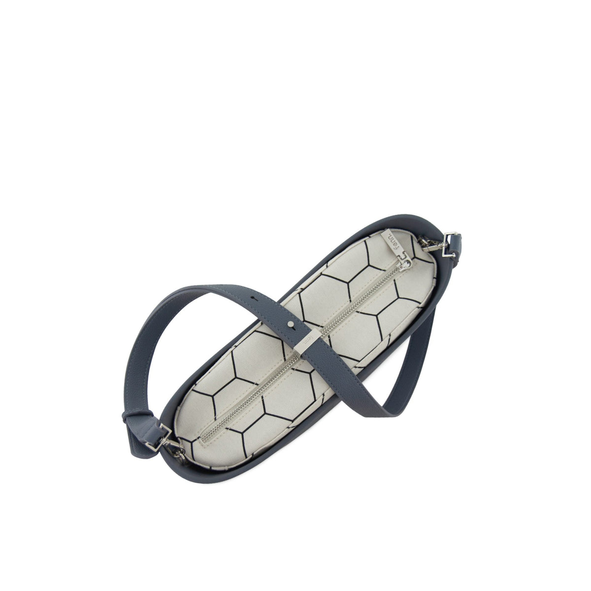 Fenn Original Everyday Messenger Bag With Adjustable Faux Leather Strap-Denim 024-015.