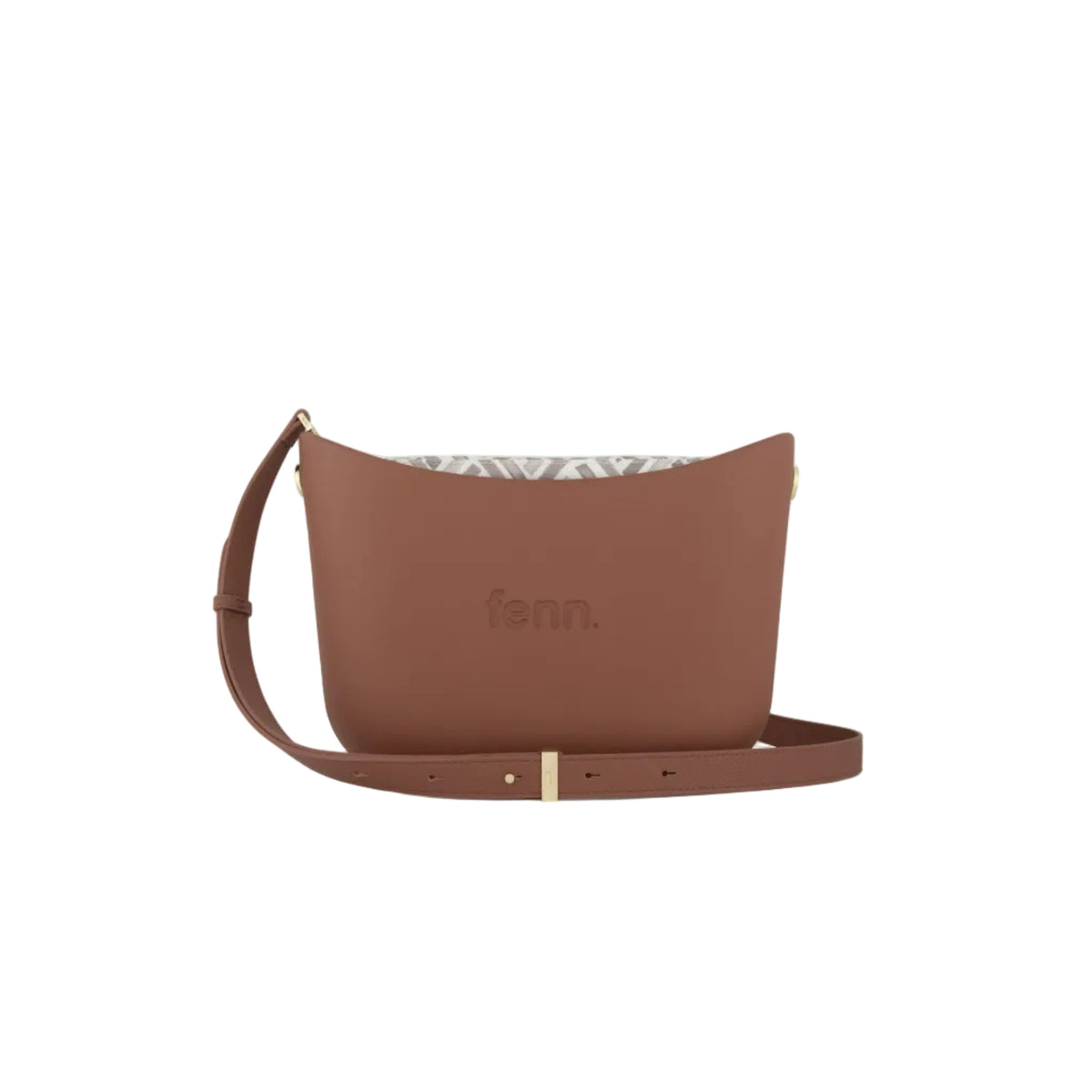 Fenn Original Everyday Messenger Bag With Adjustable Faux Leather Strap-Tan 024-022