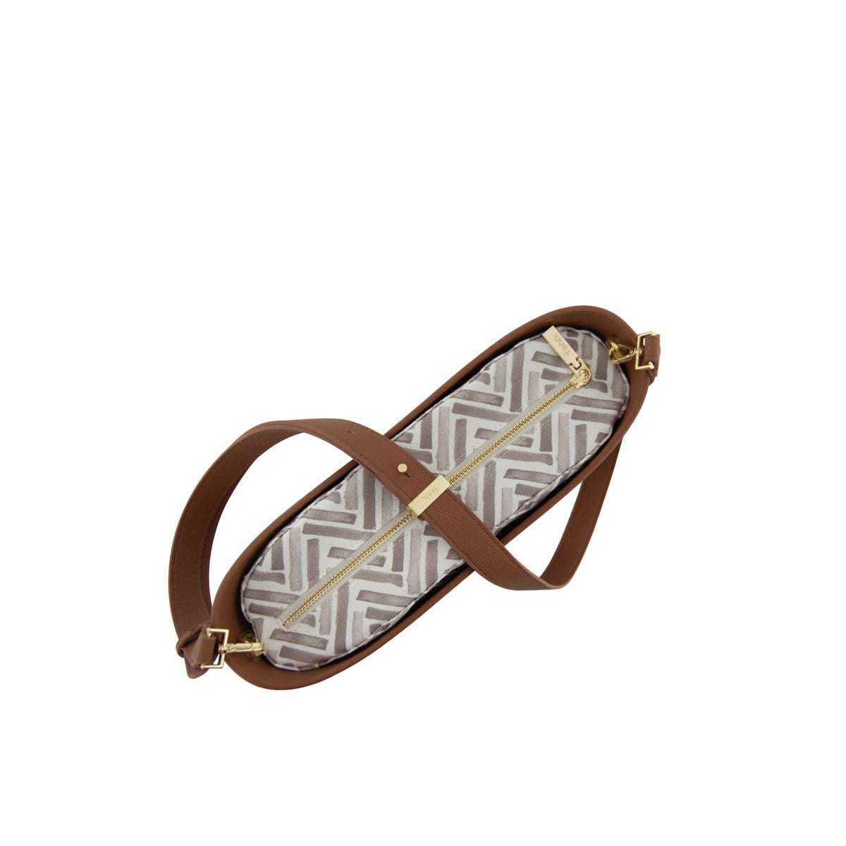 Fenn Original Everyday Messenger Bag With Adjustable Faux Leather Strap-Tan 024-022