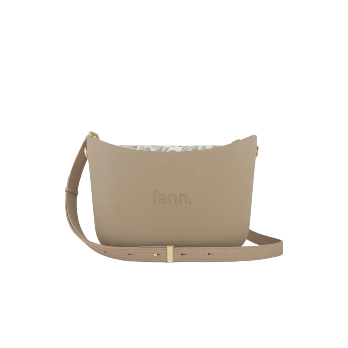 Fenn Original Everyday Messenger Bag With Adjustable Faux Leather Strap-Stone 024-026